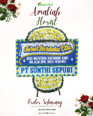 Papan Bunga Duka di Loano